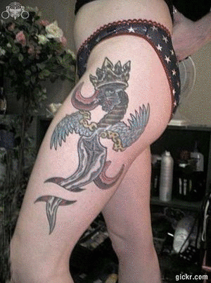 sexy breasts tattoo