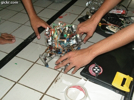 Foto-foto robot KRCI regional II 2008
